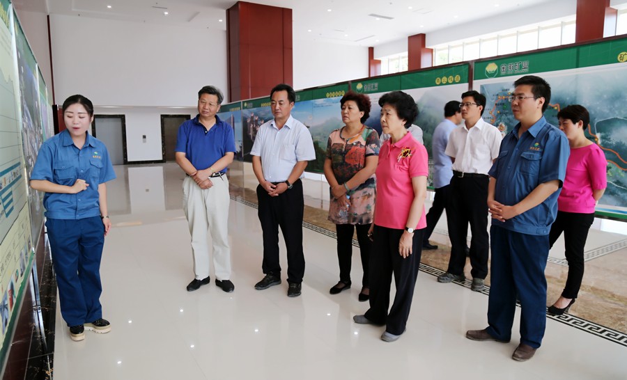 1-2015年8月，全國政協(xié)副主席、中國科學院院士王志珍一行蒞臨金徽股份調研。.jpg
